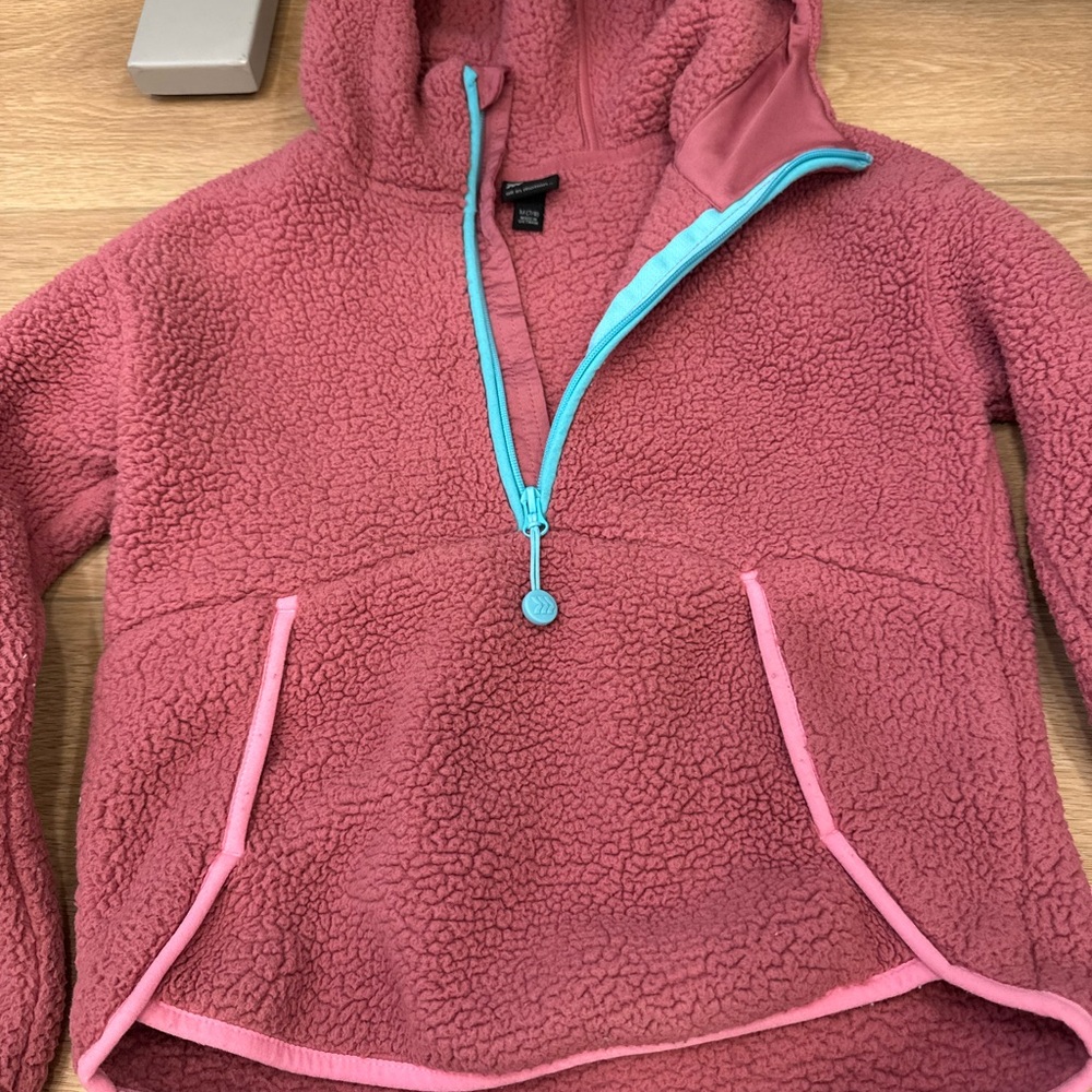 All in Motion Pink and Blue Kids Fleece Hoodie